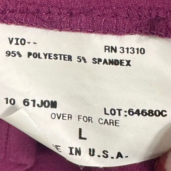 B-Wear Beyer California Ruffle Front Top L Purple NWT Y2K Indie Sleaze Mall USA - Picture 8 of 9